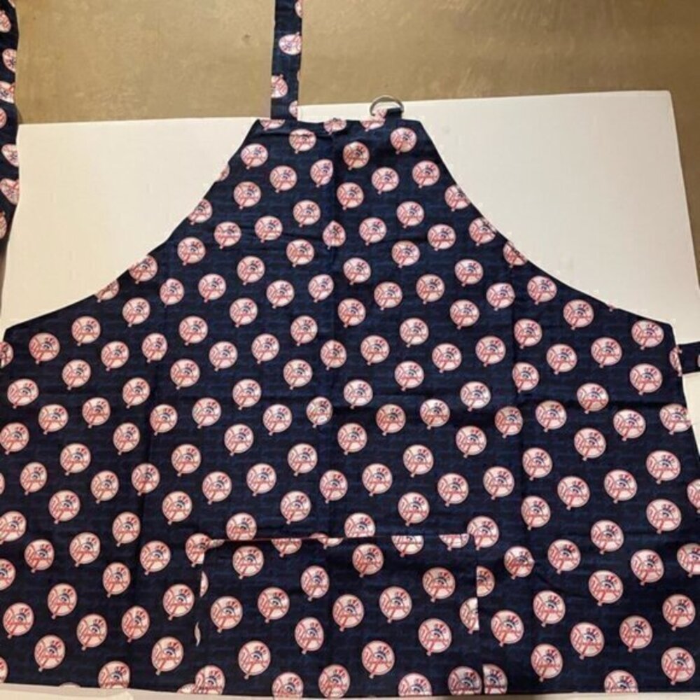 New York Yankees  Mini print pattern Barbeque Apron